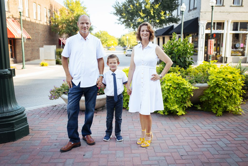 Chris, Heather and family photo