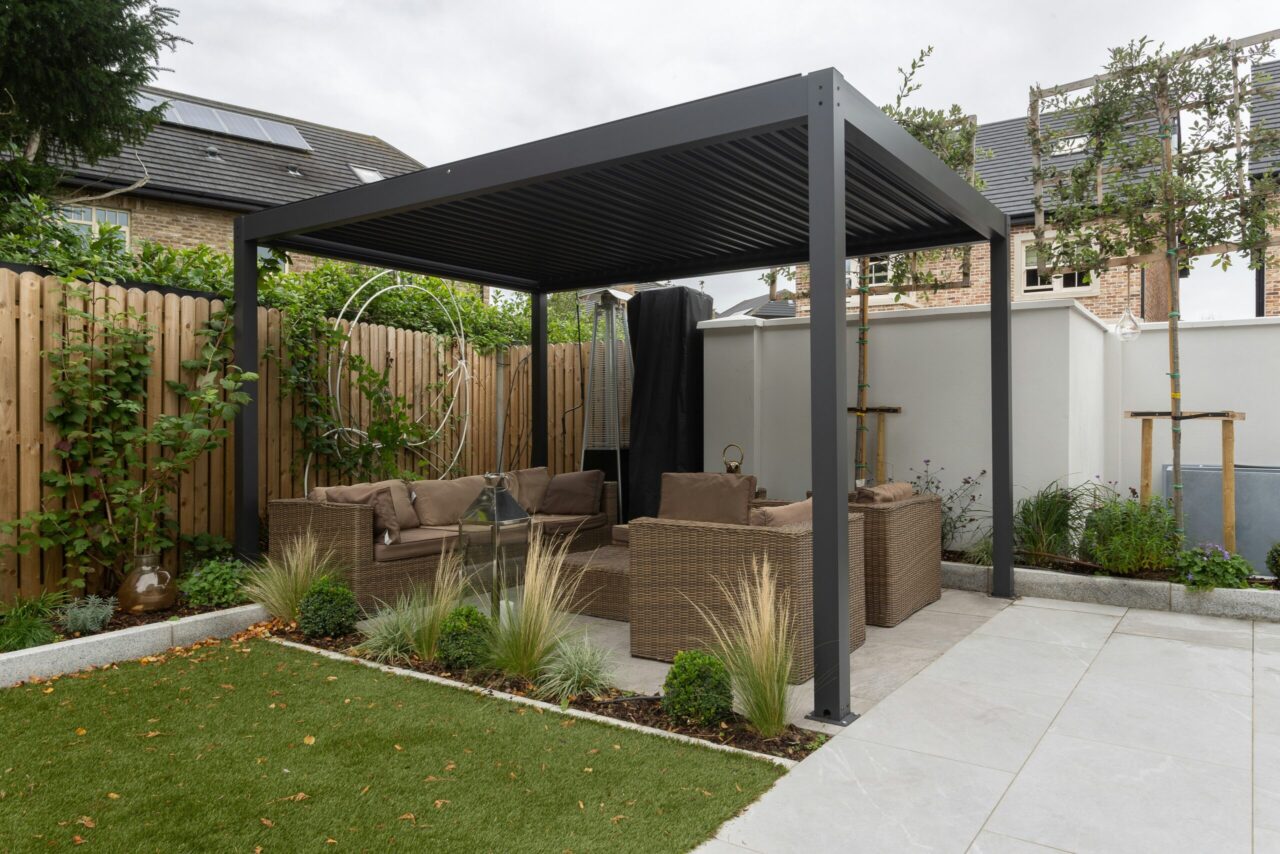 Finished Pergolas Backyard upgrade